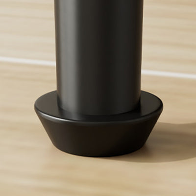 Silla de comedor contemporánea nórdica con respaldo hueco y estructura de acero al carbono tapizada para comedor 