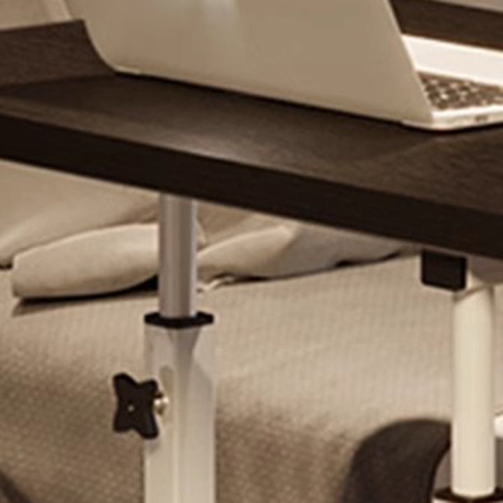 Moderner minimalistischer rechteckiger Beistelltisch aus MDF und Eisen, 3-stufig höhenverstellbar, für das Arbeitszimmer 