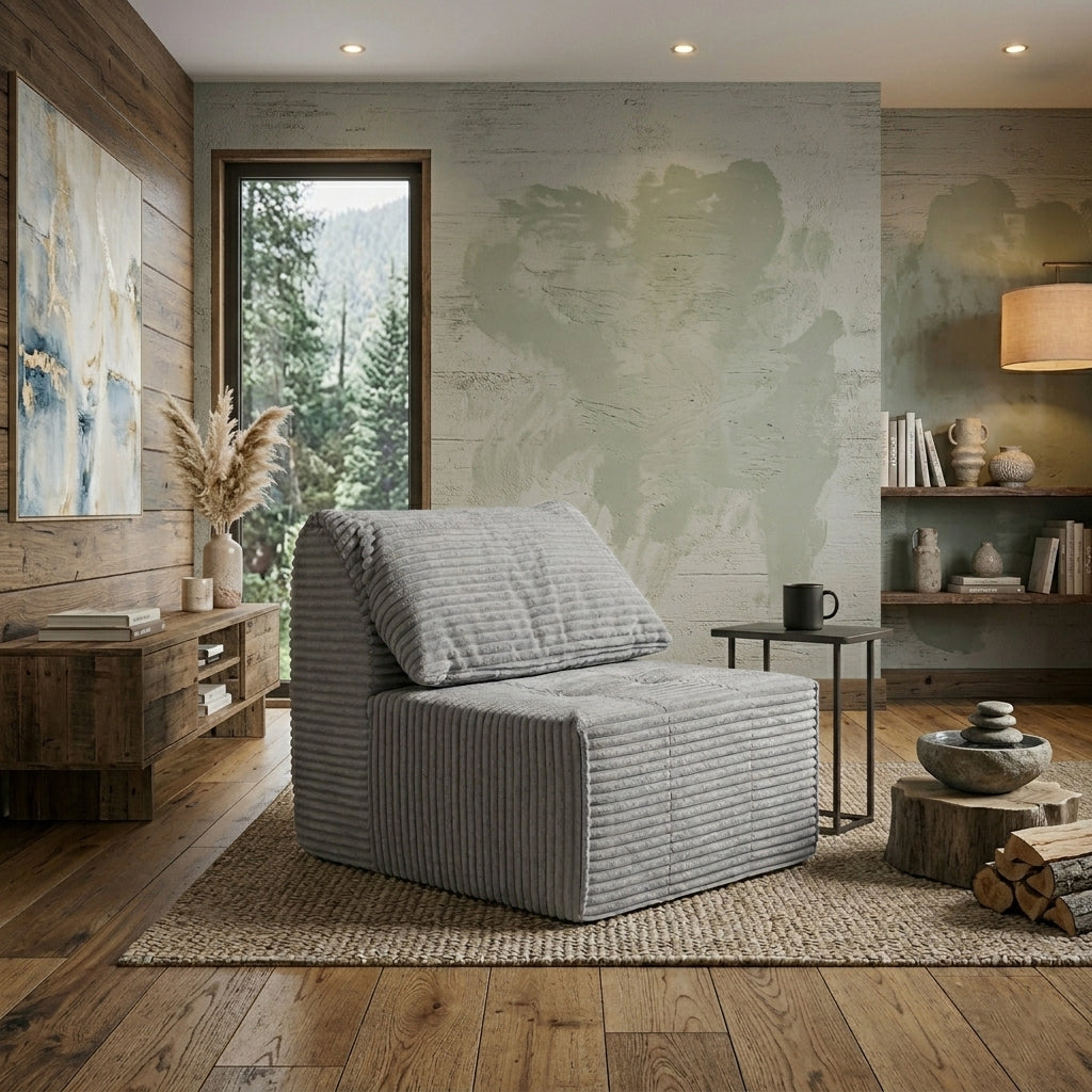 Sofá Compresible Flexible y Compacto - Esponja de Alta Resiliencia 35D Nórdica, Sin Marco, Ahorro de Espacio para Sala de Estar y Dormitorio 