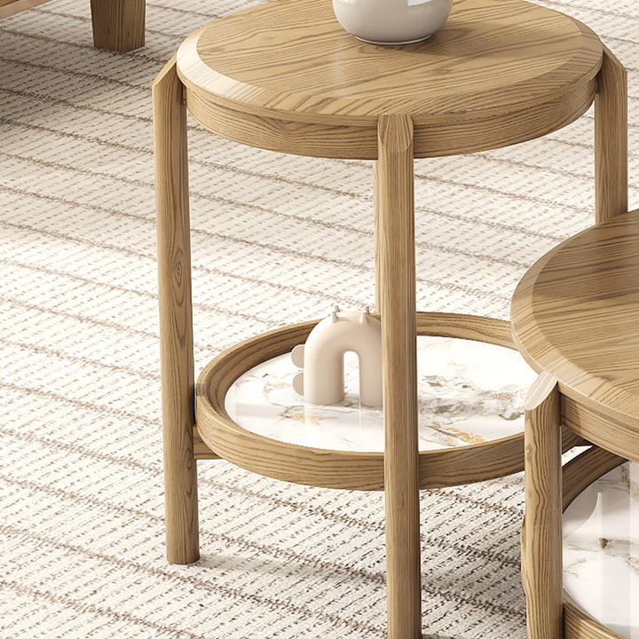 Table basse ronde scandinave - table d&