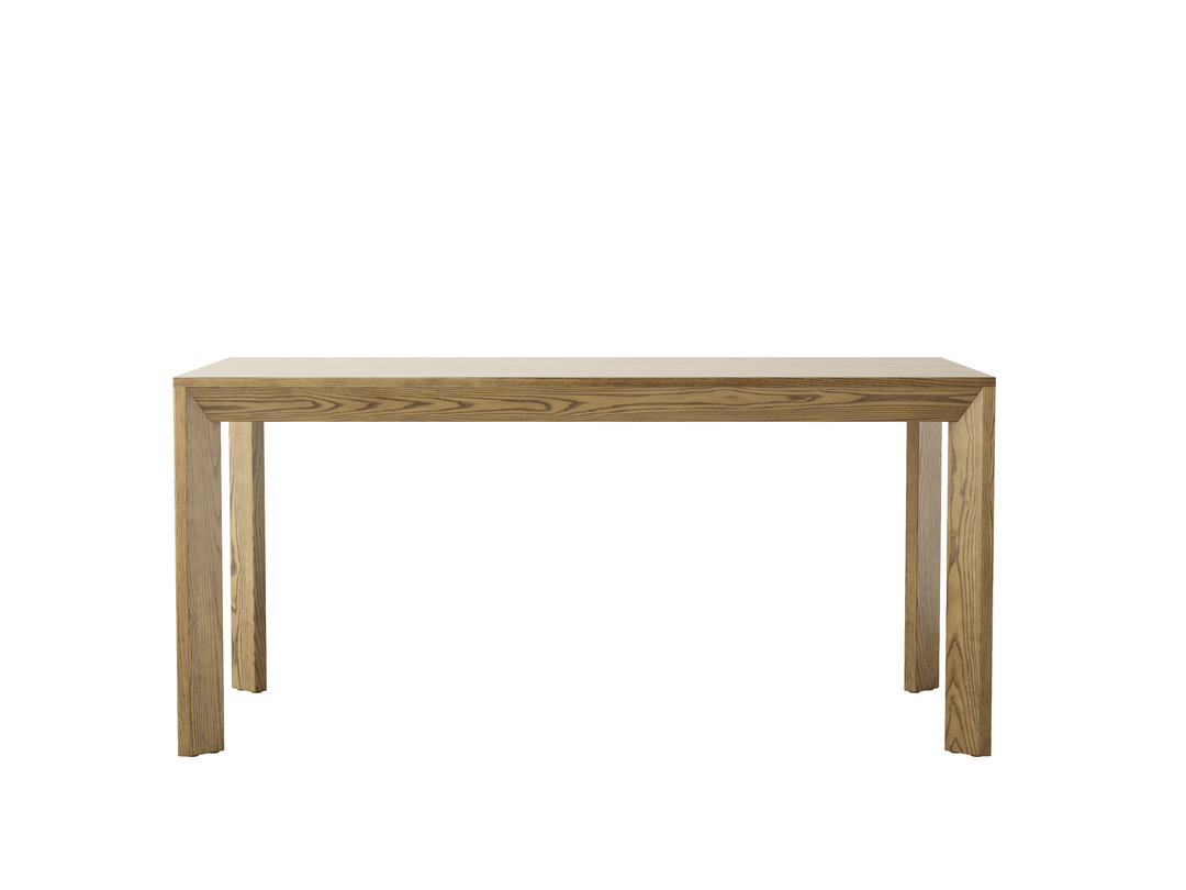 Traditional North American Ash Wood Dining Table Set - Square 1-Tier Dining Furniture For Dining Room