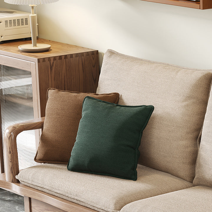 Traditional Sectional Sofa With Hidden Storage - North American Ash Wood Accent Chair For Living Room