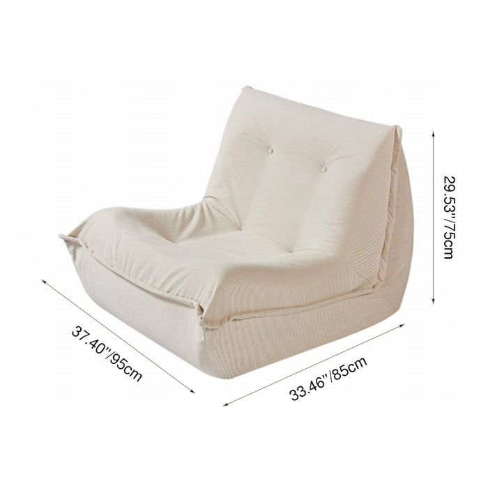 Canapé contemporain nordique en mousse compressée ergonomique - canapé en tissu en mousse haute résilience écologique pour salon et chambre 