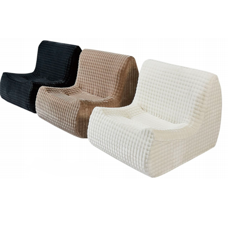 Canapé compact en tissu et éponge au style minimaliste moderne - fauteuil de salon gain de place pour le salon 