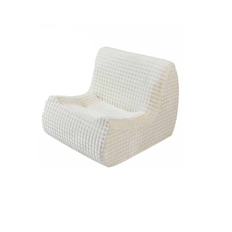 Canapé compact en tissu et éponge au style minimaliste moderne - fauteuil de salon gain de place pour le salon 
