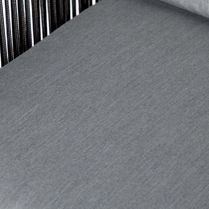 Küstenstil Outdoor-Esszimmerstuhl - 1-Sitzer Robuster Aluminiumrahmen für Außenbereich &amp; Garten 