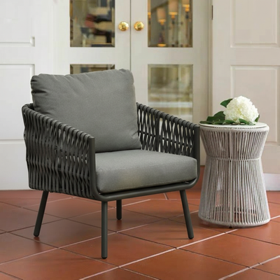 Stain-Resistant Modern Aluminum Outdoor Sofa - 1/3-Seater For Outdoor Patio & Garden