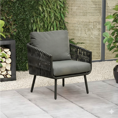 Stain-Resistant Modern Aluminum Outdoor Sofa - 1/3-Seater For Outdoor Patio & Garden