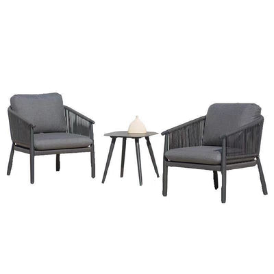 Contemporary Scandinavian Outdoor Garden Rope Sofa - 1/2/3 Seater For Balcony & Outdoor Patio