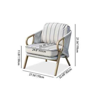 Contemporary Scandinavian Outdoor Garden Resin Sofa - 1/3 Seater For Balcony & Outdoor Patio