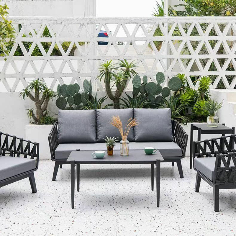 Modern Minimalist Outdoor Garden Rope Sofa - 1/2/3 Seater For Balcony & Outdoor Patio