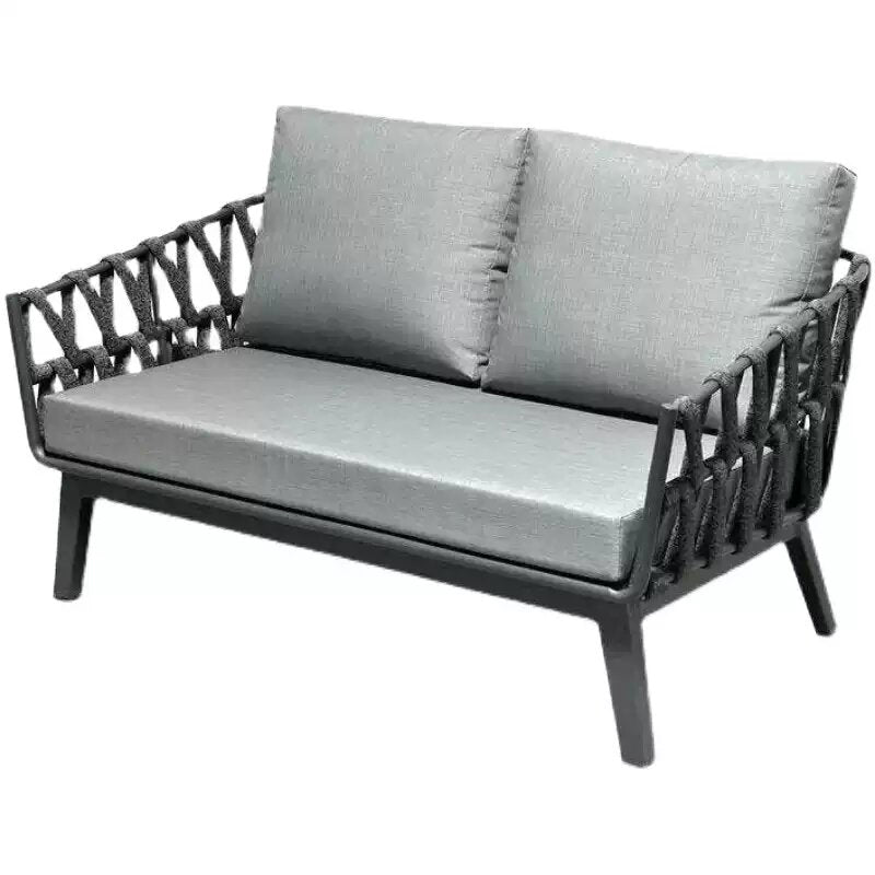 Modern Minimalist Outdoor Garden Rope Sofa - 1/2/3 Seater For Balcony & Outdoor Patio