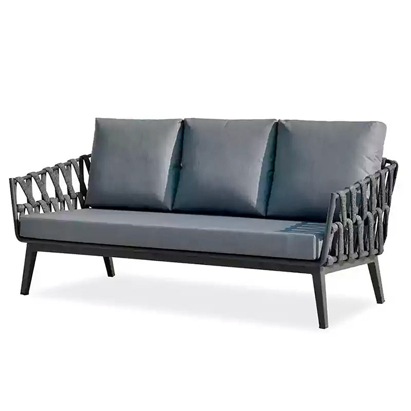 Modern Minimalist Outdoor Garden Rope Sofa - 1/2/3 Seater For Balcony & Outdoor Patio
