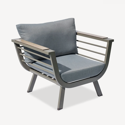 Contemporary Scandinavian Aluminum Outdoor Patio Sofa - 1/3 Seater For Balcony & Outdoor