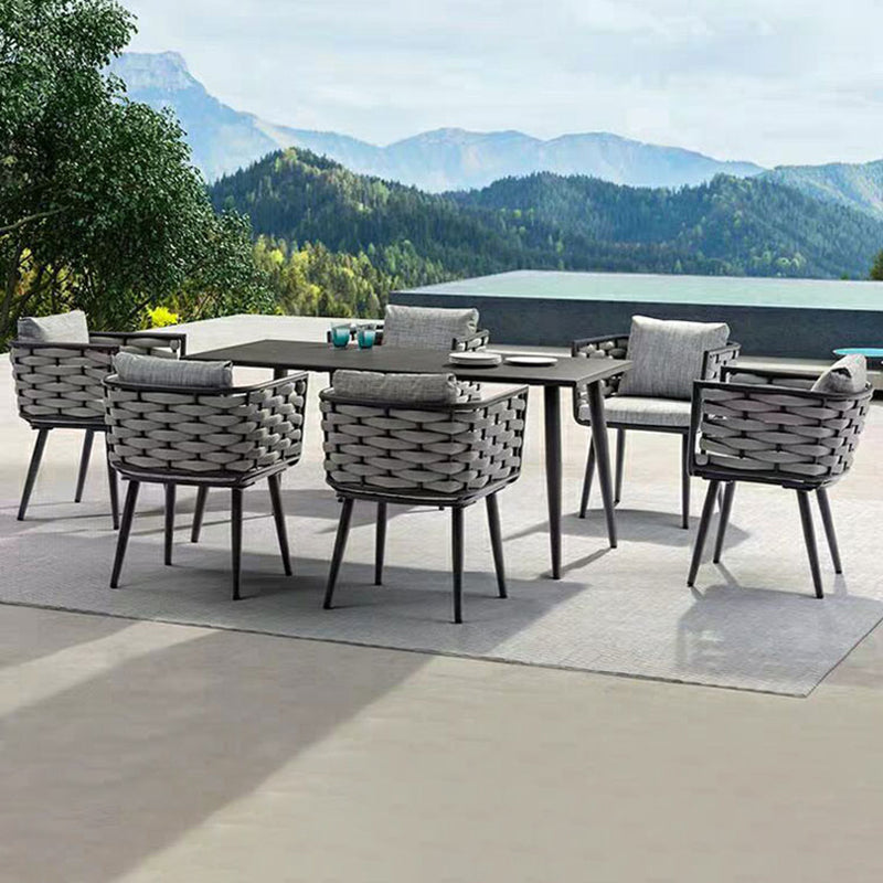 Traditionelles chinesisches Outdoor-Seilwebsofa - 1/2/3-Sitzer für Balkon &amp; Außenbereich 