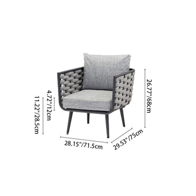 Traditional Chinese Outdoor Rope Weave Sofa - 1/2/3 Seater For Balcony & Outdoor Patio