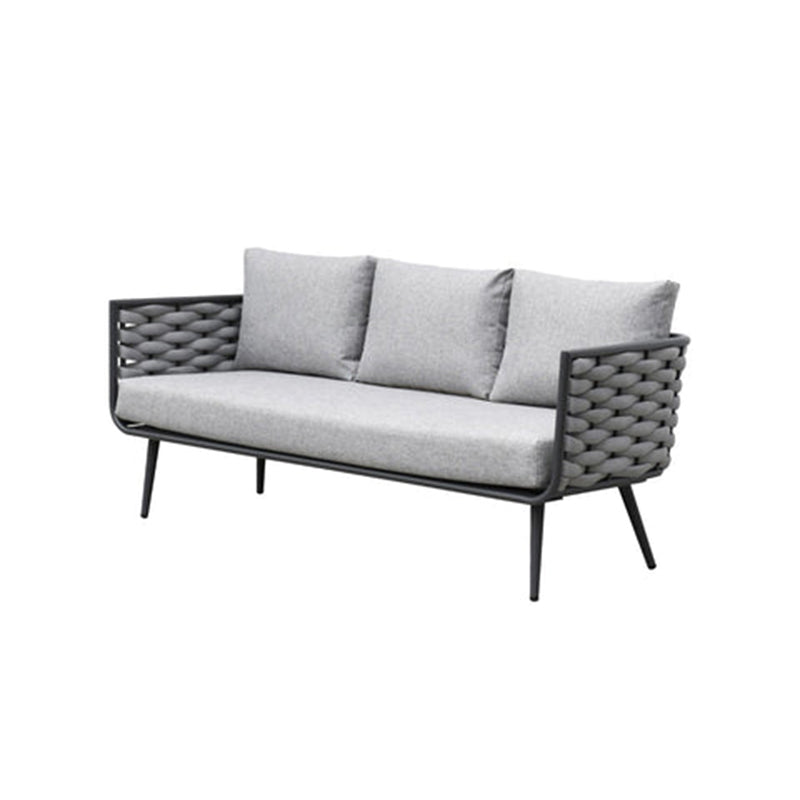 Traditionelles chinesisches Outdoor-Seilwebsofa - 1/2/3-Sitzer für Balkon &amp; Außenbereich 