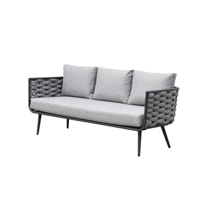 Traditionelles chinesisches Outdoor-Seilwebsofa - 1/2/3-Sitzer für Balkon &amp; Außenbereich 