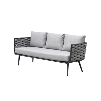 Traditional Chinese Outdoor Rope Weave Sofa - 1/2/3 Seater For Balcony & Outdoor Patio