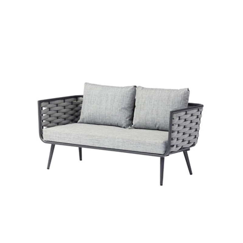 Traditionelles chinesisches Outdoor-Seilwebsofa - 1/2/3-Sitzer für Balkon &amp; Außenbereich 