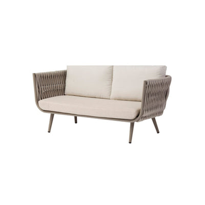Contemporary Scandinavian Outdoor Rope Weave Sofa - 1/2/3 Seater For Balcony & Outdoor Patio