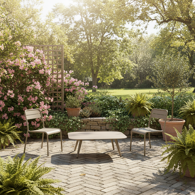 Minimalist Aluminum Side Table - Rectangle Square Accent Table With Sand-Texture Finish For Outdoor