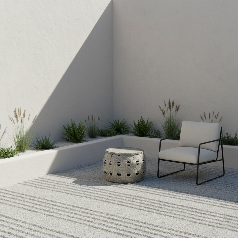 Contemporary Aluminum Outdoor Table - Tempered Glass Surface Coffee Table For Outdoor Patio