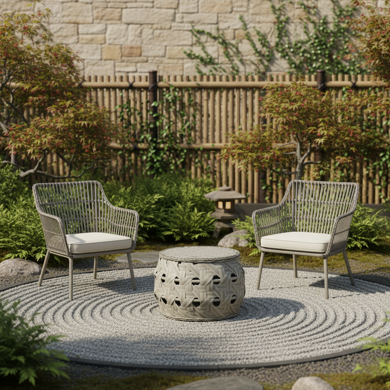 Contemporary Aluminum Outdoor Table - Tempered Glass Surface Coffee Table For Outdoor Patio
