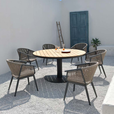 Contemporary PE Rattan Outdoor Leisure Chair - Comfortable Outdoor Dining Chair For Outdoor