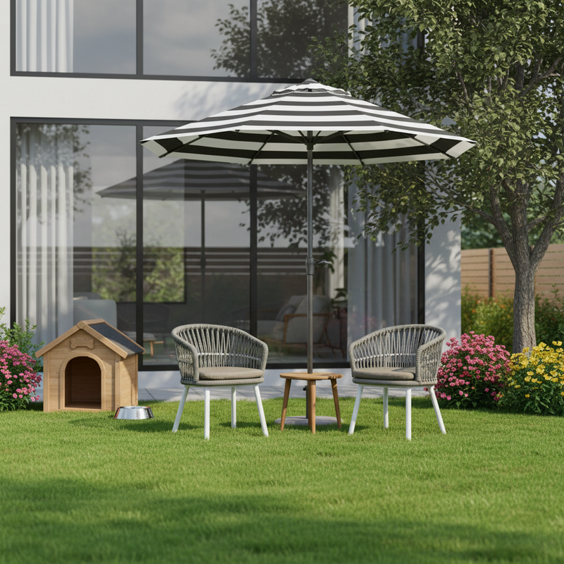 Contemporary Outdoor Lounge Chair - Comfortable Rope Weave Dining Chair For Outdoor Patio