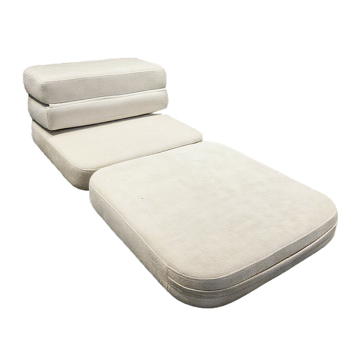 Sofá de Compresión Multifuncional Plegable Nórdico - Sofá de Espuma de Chenilla Silencioso Sin Esqueleto Para Sala de Estar y Dormitorio 