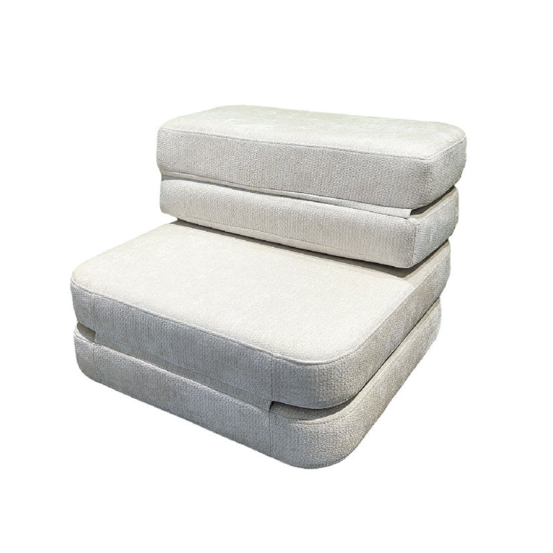 Sofá de Compresión Multifuncional Plegable Nórdico - Sofá de Espuma de Chenilla Silencioso Sin Esqueleto Para Sala de Estar y Dormitorio 