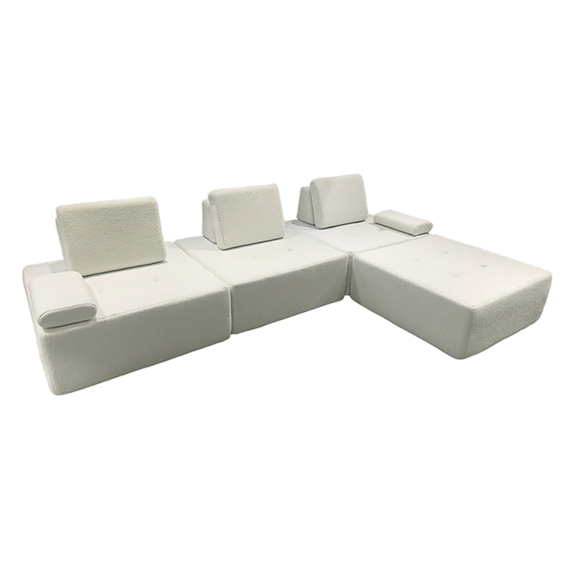 Minimalist Modular Free-Combination Sectional Compression Sofa - High-Resilience Foam Sherpa Modular Sofa For Living Room