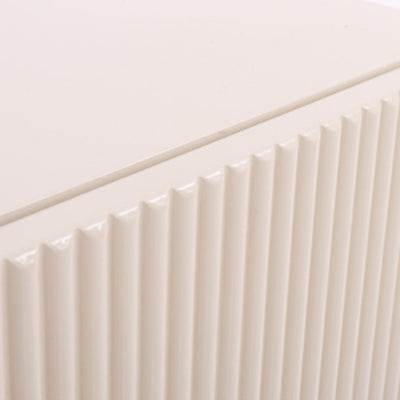 Transparent Acrylic Nightstand - Minimalist Sturdy U-Shaped Support Legs Bedside Table 1-Drawer For Bedroom & Living Room