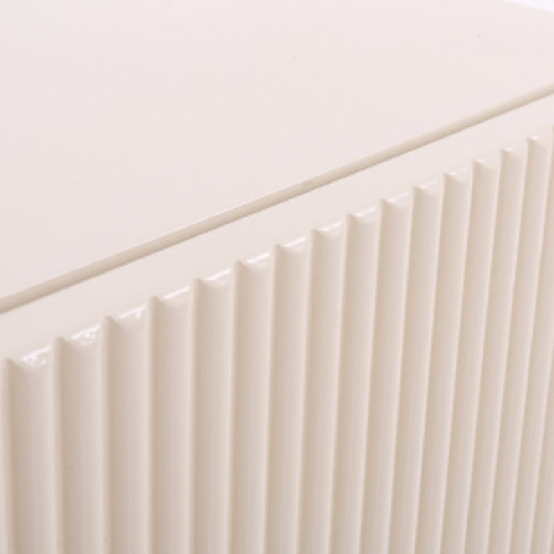 Transparent Acrylic Nightstand - Minimalist Sturdy U-Shaped Support Legs Bedside Table 1-Drawer For Bedroom & Living Room