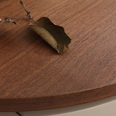 Contemporary Luxury Cylindrical Nightstand - Press-to-Open Bedside Table 2-Drawer For Bedroom