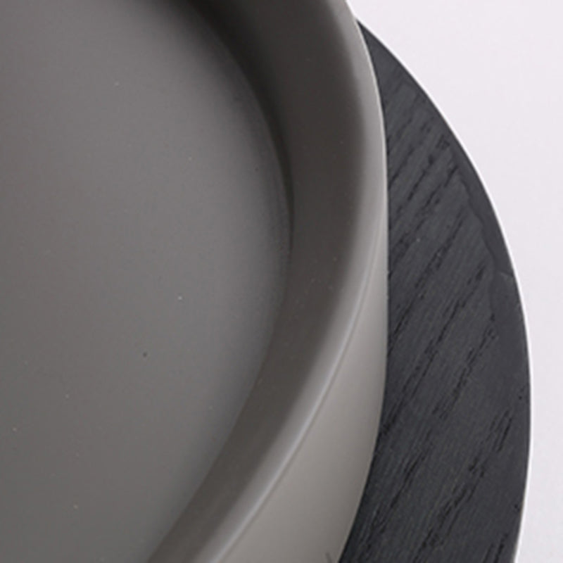 Industrial Rotating Nightstand - Round Skin-Friendly Baking Paint Bedside Table 3-Tier For Bedroom & Living Room