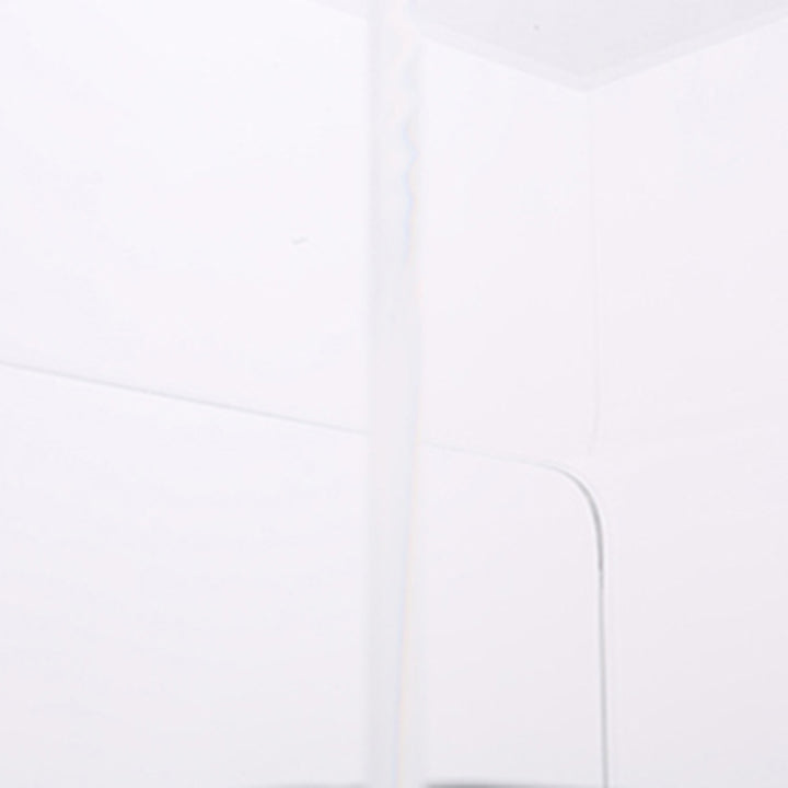 Mesita de noche de estilo industrial de acrílico - Estética funcional mesa de noche rectangular de 1 cajón para dormitorio y sala de estar 