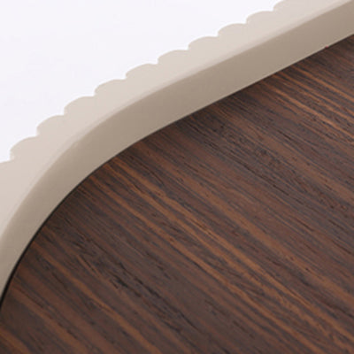 Premium Luxury Nightstand - Delicate Textured Panel Bedside Table 2-Drawer For Bedroom & Living Room