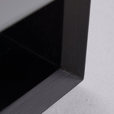 Contemporary Industrial Nightstand - Versatile Style & Ultra-Minimalist Hidden Handle Bedside Table 2-Drawer For Bedroom