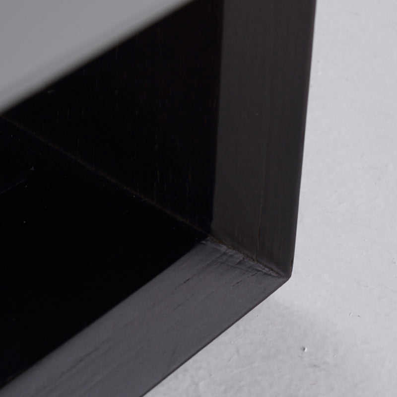 Contemporary Industrial Nightstand - Versatile Style & Ultra-Minimalist Hidden Handle Bedside Table 2-Drawer For Bedroom