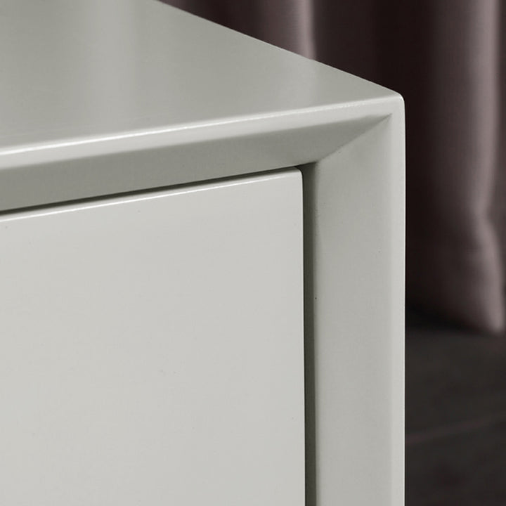 Table de chevet de style industriel - table d'appoint en acier au carbone robuste à 2 tiroirs pour chambre à coucher et salon 