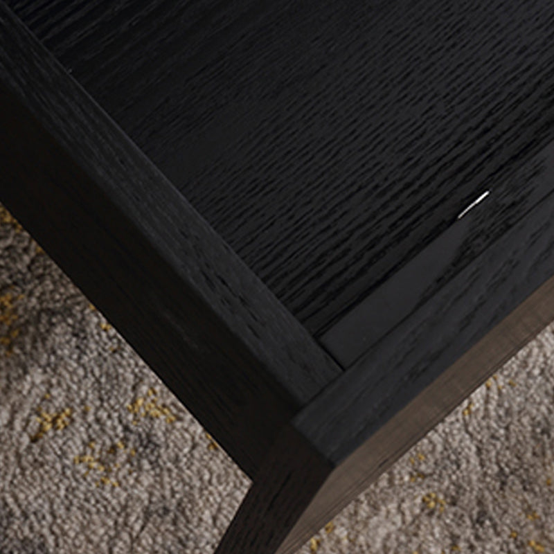 Maximize Storage Industrial Nightstand - Scratch-Resistant Tempered Glass Bedside Table 1-Drawer For Bedroom & Living Room