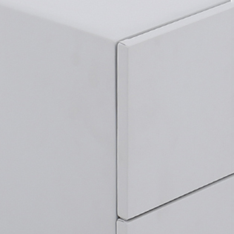 Contemporary Nordic Nightstand - Soft-Touch Storage & Natural Eco-Friendly Charm Bedside Table 2-Drawer For Bedroom & Living Room