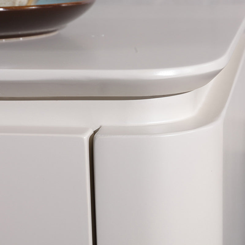 Scandinavian-Style Delicate Touch Bedroom Nightstand - Durable &amp; Multi-Functional Storage Bedside Table 2-Drawer For Bedroom
