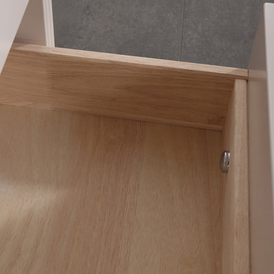 Minimalist Aesthetics Storage Function Nightstand - Scratch-Resistant Sintered Rock Stone Top Bedside Table 2-Drawer For Bedroom