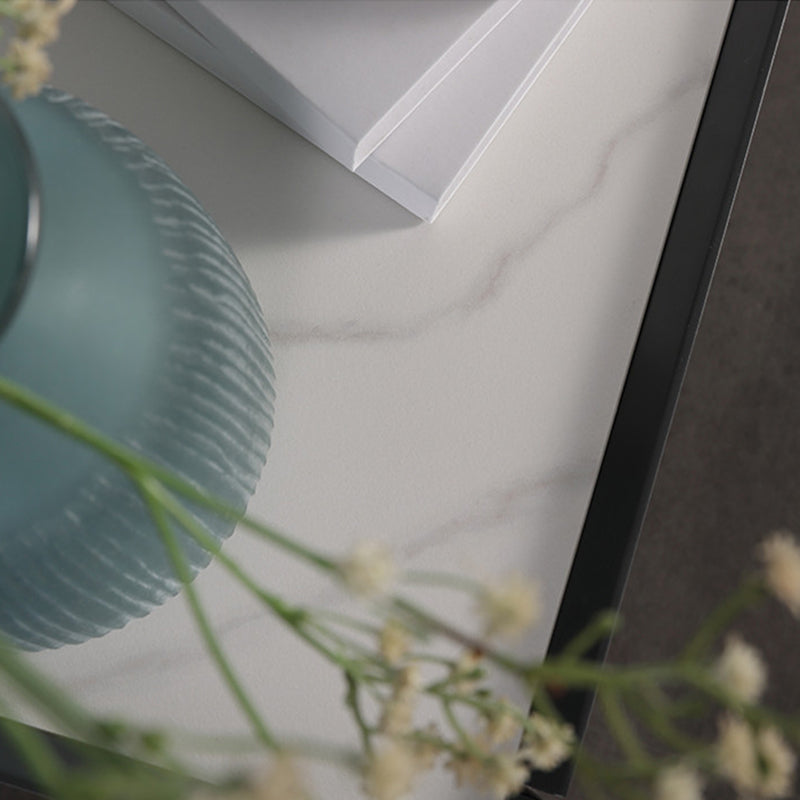 Space-Saving Minimalist Nightstand - Long-Lasting Baking Paint Color Bedside Table 2-Drawer For Bedroom