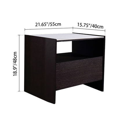 Premium Eco-Bedside Cabinet - Hollow Layer & Drawer Storage Nightstand 1-Drawer For Bedroom