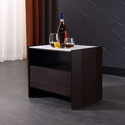 Premium Eco-Bedside Cabinet - Hollow Layer & Drawer Storage Nightstand 1-Drawer For Bedroom