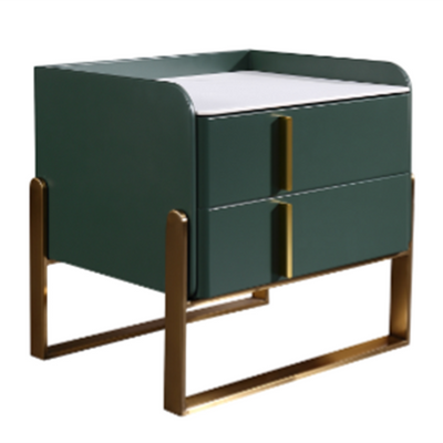 Elegant & Adaptable Scandinavian Nightstand - Stylish Versatility Bedside Table 2-Drawer For Bedroom & Living Room